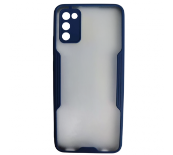                                    Чехол силиконовый Samsung A02s Limpid Case темно-синий#2133782