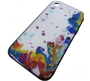                                 Чехол силикон-пластик iPhone XR блестящий с рисунком черный (02)*#1760582