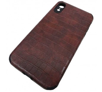                                 Чехол силиконовый iPhone XR рептилия коричневый*#1761576