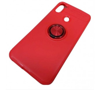                                     Чехол силиконовый Samsung A11 Autofocus с кольцом и магнитом красный*  #2013289