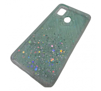                                 Чехол силиконовый Samsung M21 звездопад зеленый*#2117432