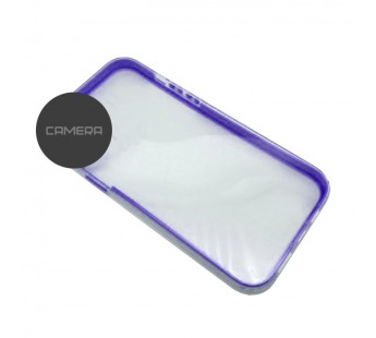                                 Чехол силиконовый Samsung M21/M30s прозрачный с синим контуром*#1880142