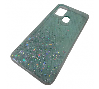                                     Чехол силиконовый Samsung M31 звездопад зеленый*#2117430