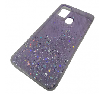                                     Чехол силиконовый Samsung M31 звездопад фиолетовый*#2117429