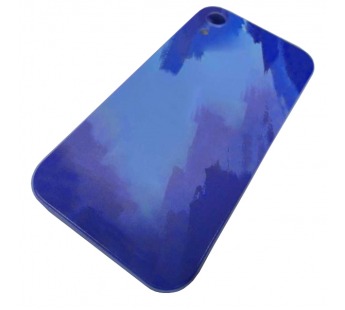                                 Чехол силиконовый iPhone XR палитра с логотипом сиреневый/голубой*#1876050