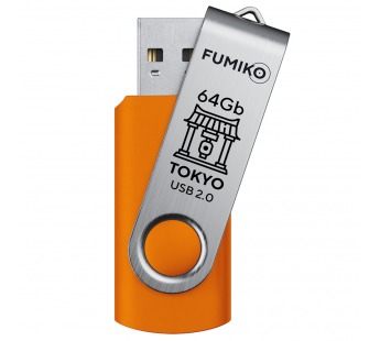                     64GB накопитель FUMIKO Tokyo оранжевый#1747985