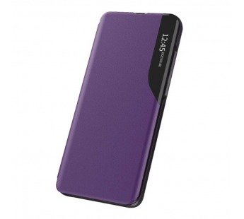                                     Чехол-книжка Samsung A72 Smart View Flip Case под кожу фиолетовый*#1834663