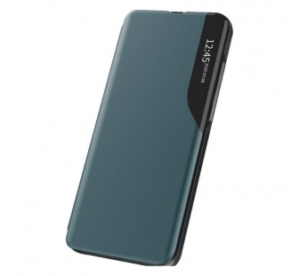                                 Чехол-книжка Xiaomi Redmi Note 9T Smart View Flip Case под кожу зеленый*#1834605