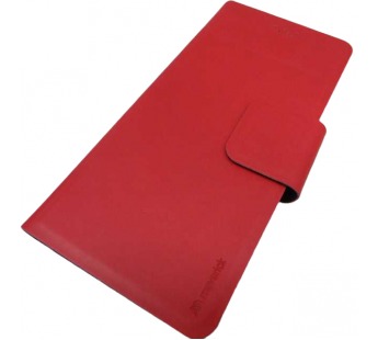                             Универсальный чехол-книжка "Maverick" Slimcase, упаковка пластик, 5,2-5,5", XL, красный#1759040