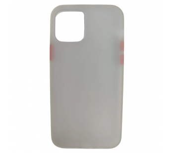                                     Чехол силикон-пластик iPhone 12/12 Pro (6.1) Skin Shell белый#2133529