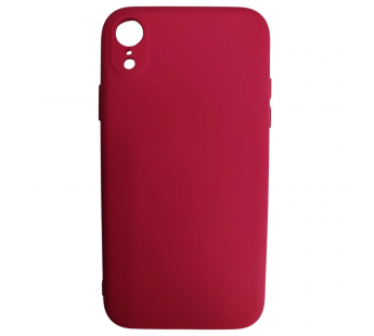                                 Чехол силиконовый iPhone XR Silicone Cover NANO 2mm вишневый#2132133