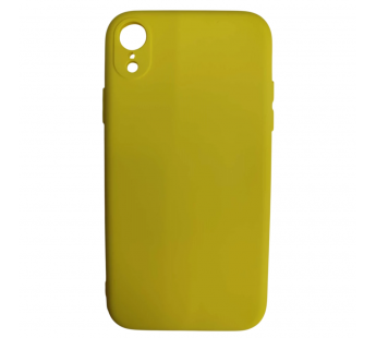                                 Чехол силиконовый iPhone XR Silicone Cover NANO 2mm желтый#2132131