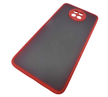                                Чехол силикон-пластик Xiaomi Redmi Note 9T Skin Shell красный#2133560