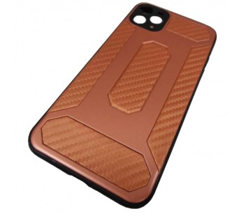                                 Чехол силикон-пластик iPhone 11 Pro Max комбинированный карбон бронза*#1879071