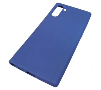                                 Чехол силиконовый Samsung Note 10 Soft Touch New темно-синий#2133933