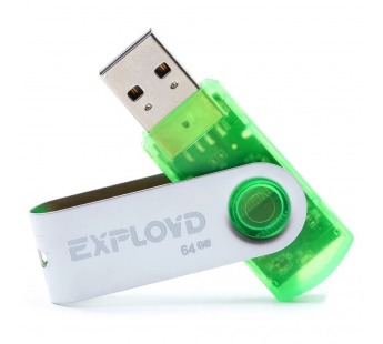                    64GB накопитель Exployd 530 зеленый #1747993