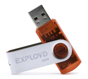                     64GB накопитель Exployd 530 оранжевый#1747992