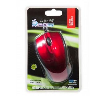                         Оптическая мышь Smartbuy 325 USB красная#1797910