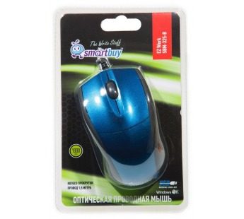                         Оптическая мышь Smartbuy 325 USB синяя#1794508