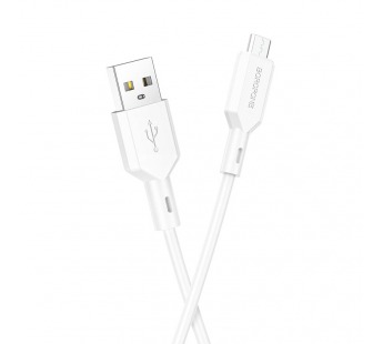 Кабель USB - micro USB Borofone BX70 2.4A 1m (белый)#1758318