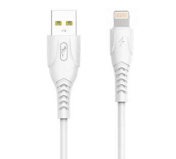 Кабель USB - Apple lightning SKYDOLPHIN S08L 100см 3,5A (white) (206473)#1749616