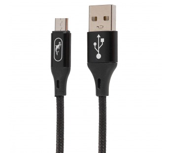 Кабель USB - micro USB SKYDOLPHIN S55V 2,4А (black) (206457)#1749623