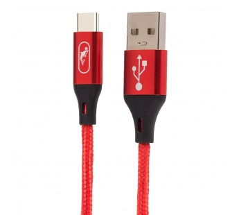 Кабель USB - Type-C SKYDOLPHIN S55T 2,4А (red) (206501)#1750676