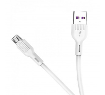 Кабель USB - micro USB SKYDOLPHIN S03V 100см 3A (white) (206450)#2030879