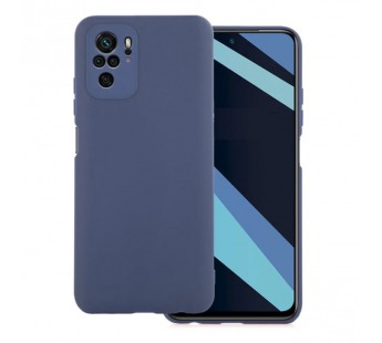 Чехол на Xiaomi Redmi Note 10S / Poco M5s Silicone Case с защитой камеры (синий)#1750853