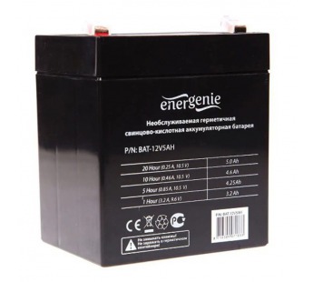 Аккумулятор свинцово-кислотный 12V,  5,0 Ah "Energenie"#2118255
