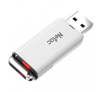 Флеш-накопитель USB 16GB Netac U185 белый с LED индикатором#1754136
