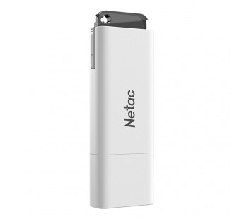Флеш-накопитель USB 16GB Netac U185 белый с LED индикатором#1754135