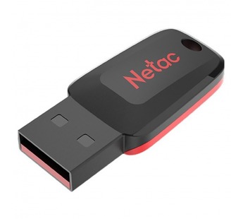 Флеш-накопитель USB 8GB Netac U197 mini чёрный/красный#2142224
