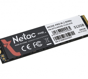 SSD диск 512GB NVMe M.2 2280 NETAC NV3000-A [NT01NV3000A-512-E4X]#1826446