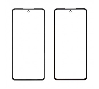 Стекло для переклейки на Samsung A525F Galaxy A52 (черный)#1753241