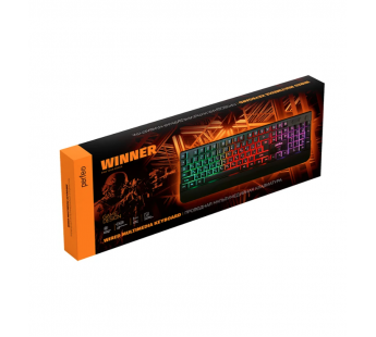 Клавиатура Perfeo "WINNER", GAME DESIGN, подсветка, USB, чёрный#1861312