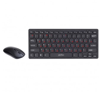 Набор беспроводной Perfeo "mini COMBO", USB: multimedia клав-ра 78 кн.+мышь 4 кн.,1000-1200-1600 DPI#1882091