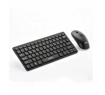 Набор беспроводной Perfeo "mini COMBO", USB: multimedia клав-ра 78 кн.+мышь 4 кн.,1000-1200-1600 DPI#1882087