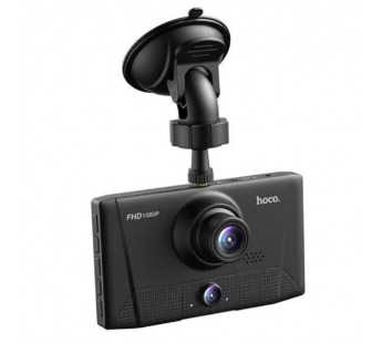 Автомобильный видеорегистратор HOCO DI17 3 камеры (черный)#1761179