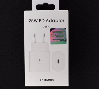 Сетевой адаптер питания Samsung USB-C 25W (белый)#2150889