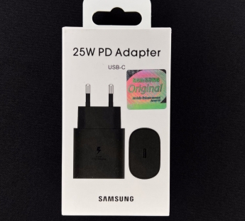 Сетевой адаптер питания Samsung USB-C 25W (черный)#2150890