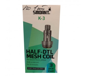                         Испаритель Smoant Knight 80 K-3 Half DTL Mesh Coil (0.6 ohm)#1755967
