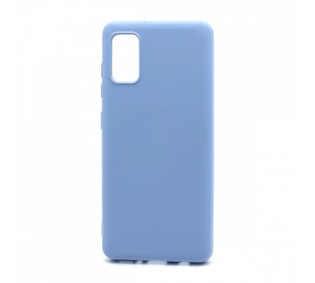 Чехол Silicone Case NEW ERA (накладка/силикон) для Samsung Galaxy A41 голубой#1755998