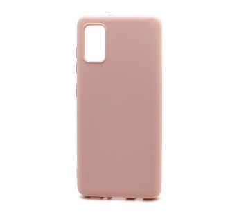 Чехол Silicone Case NEW ERA (накладка/силикон) для Samsung Galaxy A41 светло розовый#1756003