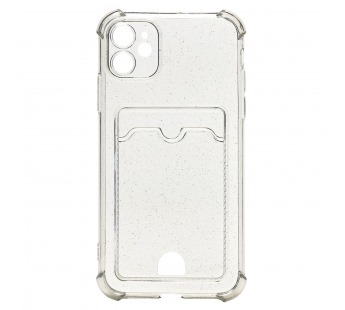 Чехол-накладка - SC300 с картхолдером для "Apple iPhone 11" (black) (207971)#2096557