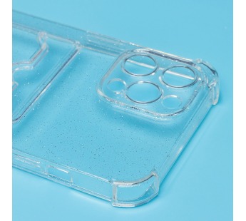 Чехол-накладка - SC300 с картхолдером для "Apple iPhone 12 Pro Max" (white) (207987)#2085276