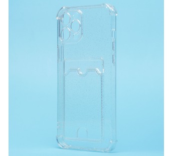 Чехол-накладка - SC300 с картхолдером для "Apple iPhone 12 Pro Max" (white) (207987)#2085277