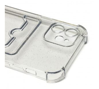 Чехол-накладка - SC300 с картхолдером для "Apple iPhone 12" (black) (207989)#2084909