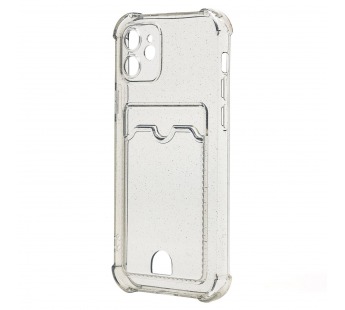 Чехол-накладка - SC300 с картхолдером для "Apple iPhone 12" (black) (207989)#2084910