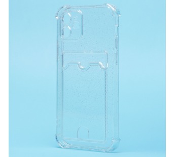 Чехол-накладка - SC300 с картхолдером для "Apple iPhone 12" (white) (207990)#1758944